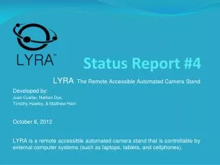 Status Report # 4
