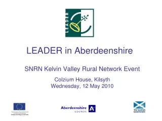 LEADER in Aberdeenshire
