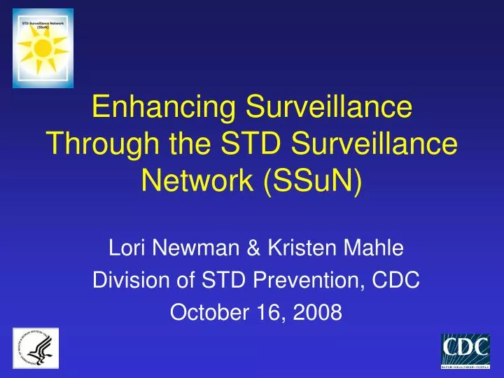 enhancing surveillance through the std surveillance network ssun