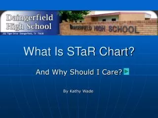 What Is STaR Chart?