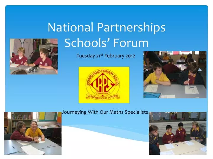 national partnerships schools forum