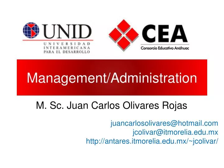 management administration