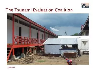 The Tsunami Evaluation Coalition