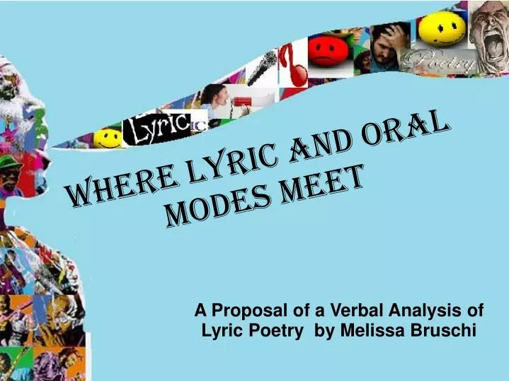 where lyric and oral modes meet