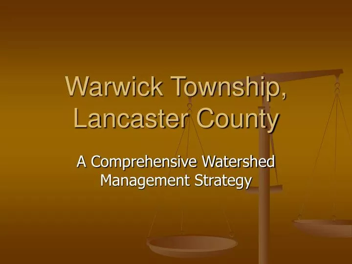 warwick township lancaster county
