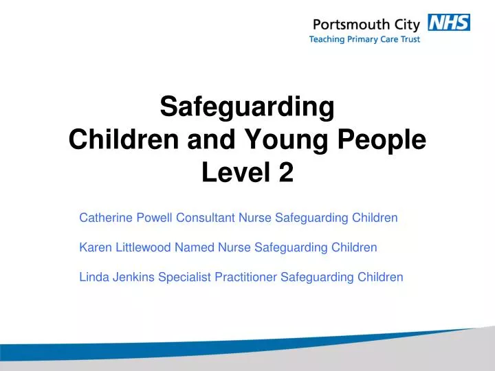 safeguarding children and young people level 2