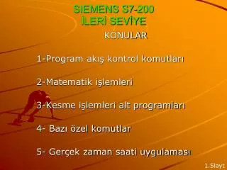 siemens s7 200 ler sev ye