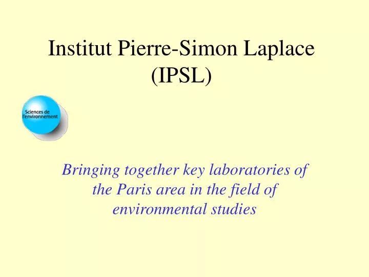 institut pierre simon laplace ipsl