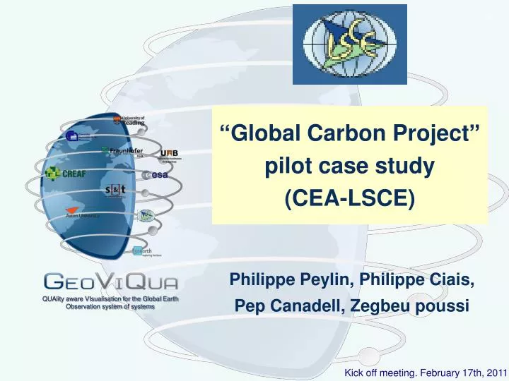 global carbon project pilot case study cea lsce