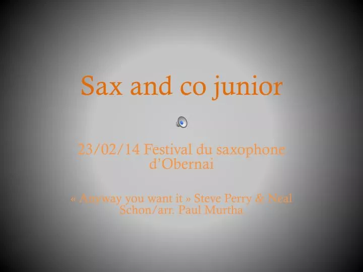 sax and co junior