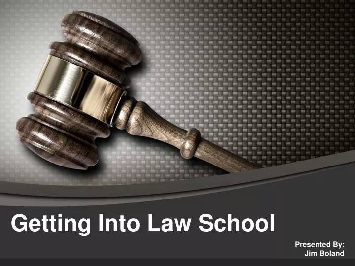 getting into law school