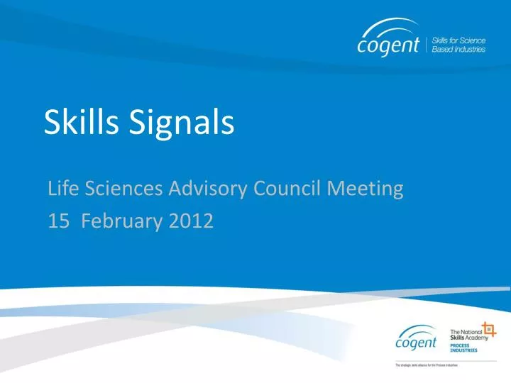 skills signals