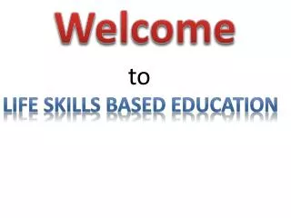 welcome