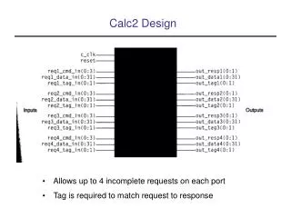 Calc2 Design
