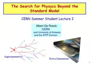The Search for Physycs Beyond the Standard Model