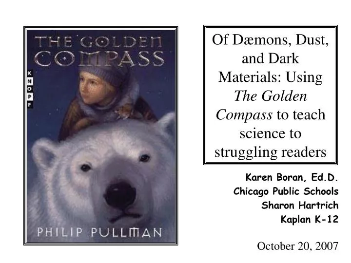 of d mons dust and dark materials using the golden compass to teach science to struggling readers
