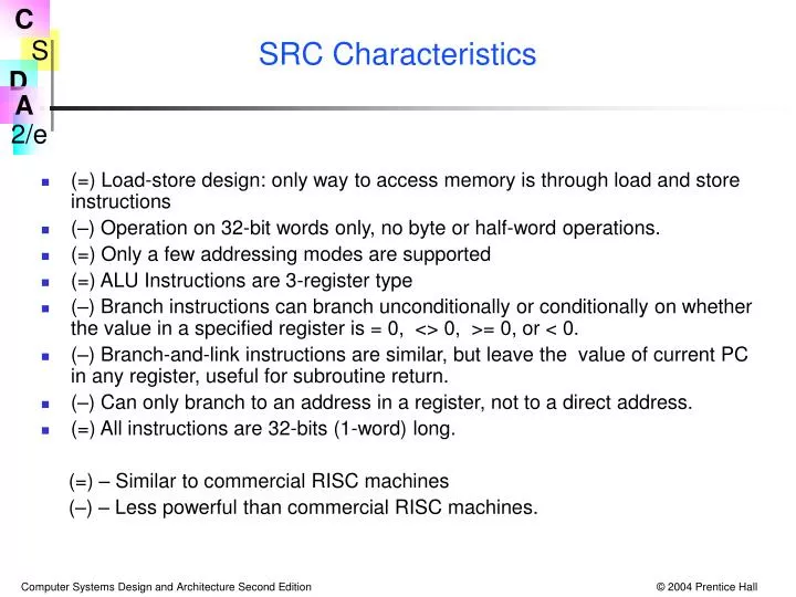 src characteristics