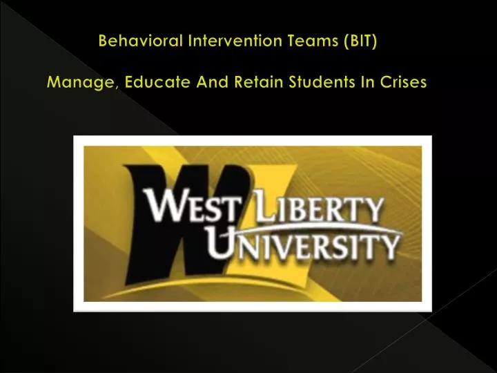 behavioral intervention teams bit manage educate and retain students in crises