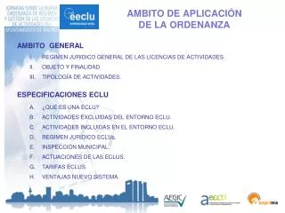 ambito de aplicaci n de la ordenanza