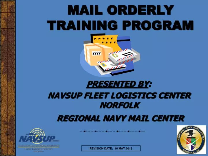 mail orderly training program