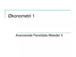 konometri 1