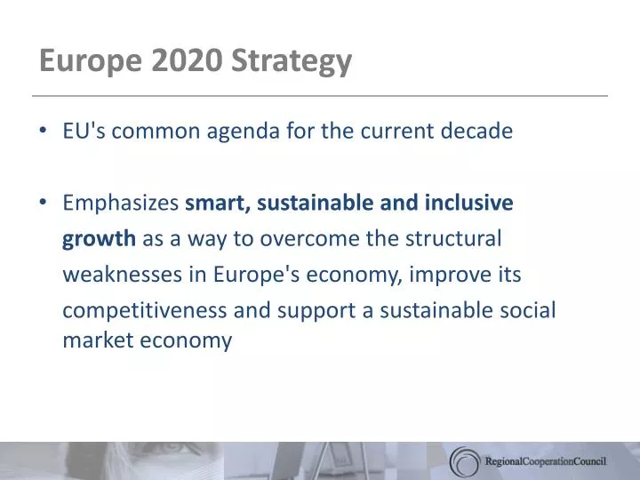 europe 2020 strategy