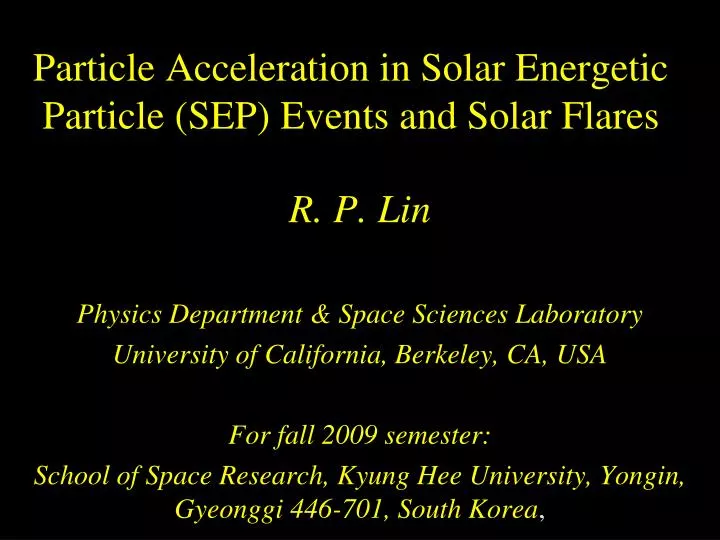 particle acceleration in solar energetic particle sep events and solar flares