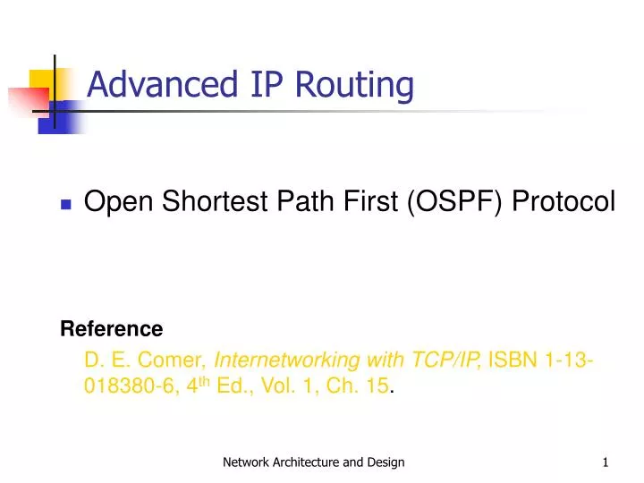 advanced ip routing