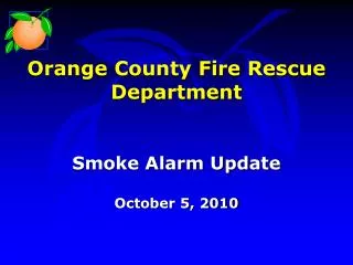 Orange County Fire Rescue Department