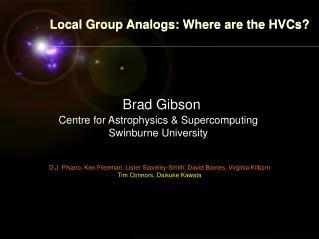 Local Group Analogs: Where are the HVCs?
