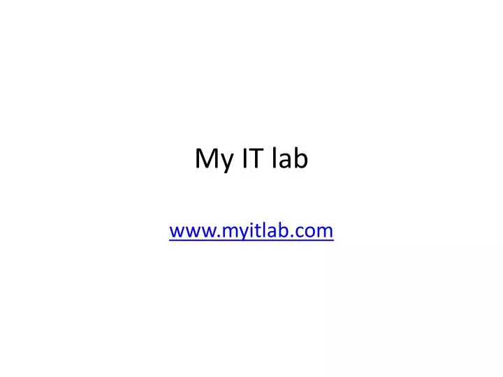 my it lab