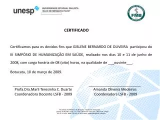 certificado