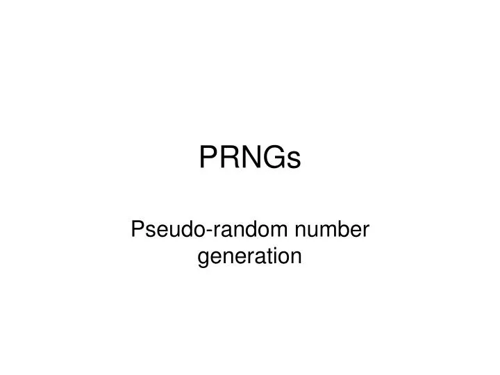 prngs