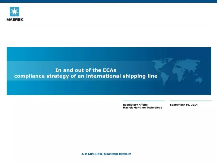 in and out of the ecas compliance strategy of an international shipping line