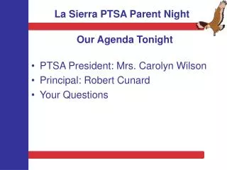 La Sierra PTSA Parent Night