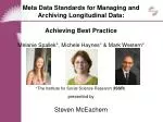 *The Institute for Social Science Research ( ISSR ) - slide 1