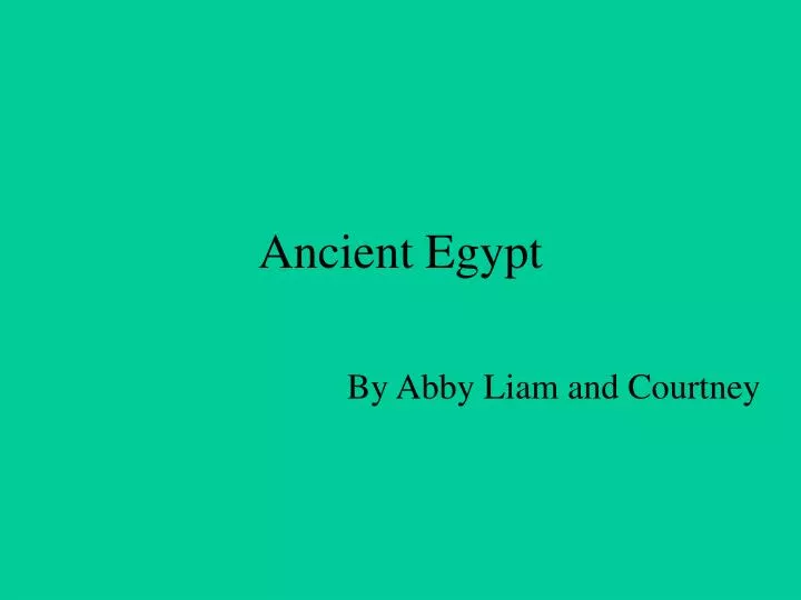 PPT - Ancient Egypt PowerPoint Presentation, free download - ID:4219697
