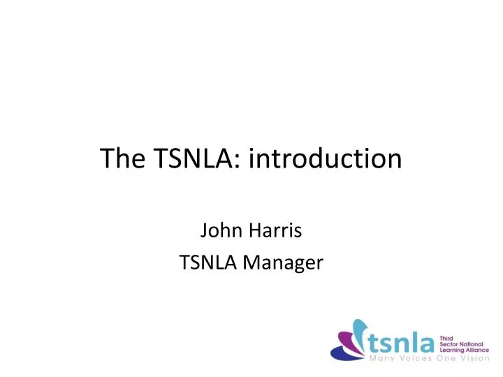 the tsnla introduction