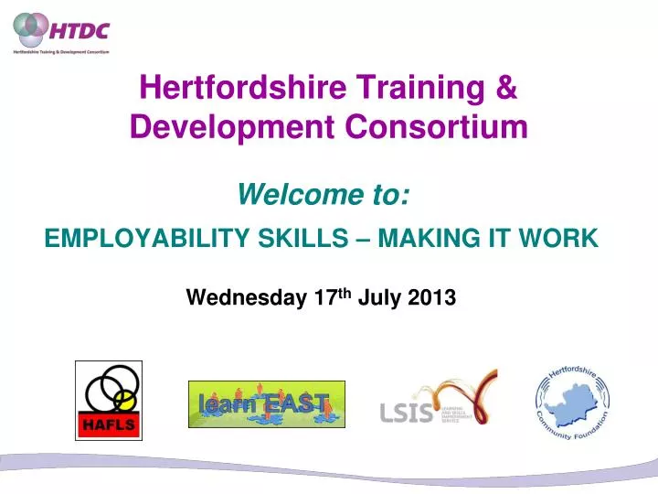 hertfordshire training development consortium