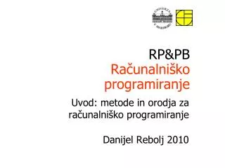 rp pb ra unalni ko programiranje