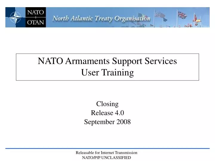 nato armaments support services user training