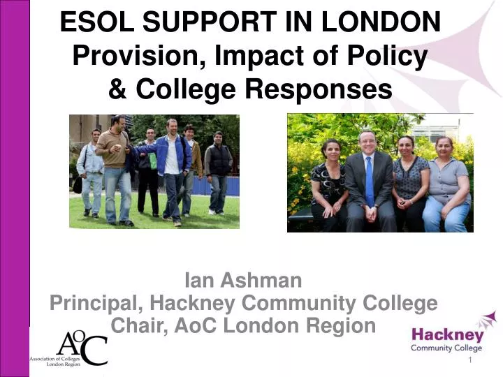 esol support in london provision impact of policy college responses