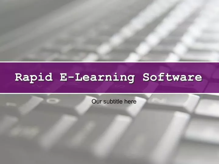 rapid e learning software