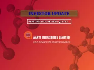PERFORMANCE REVIEW: Q3FY13