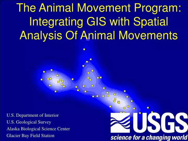 the animal movement program integrating gis with spatial analysis of animal movements