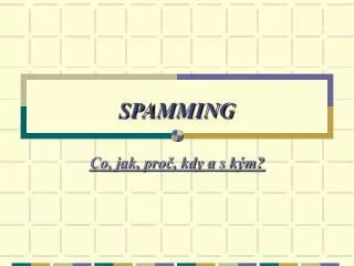 spamming