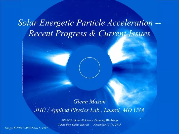 solar energetic particle acceleration recent progress current issues