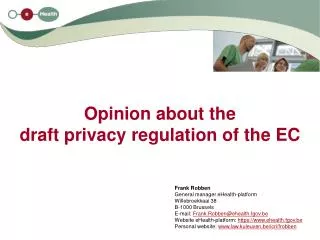 Opinion about the draft privacy regulation of the EC