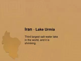 Iran - Lake Urmia