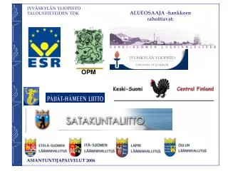 alueosaaja hankkeen rahoittavat